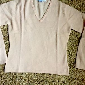 Isle of Skye Cashmere v neck sweater